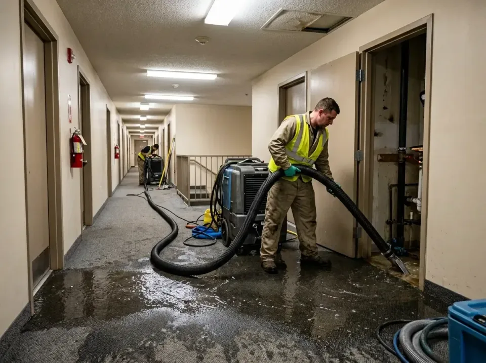 multi-unit-apartment-hallway-f-005 — frequently asked questions, Emergency Burst Pipe Water Extraction & Removal in Paulsbor…